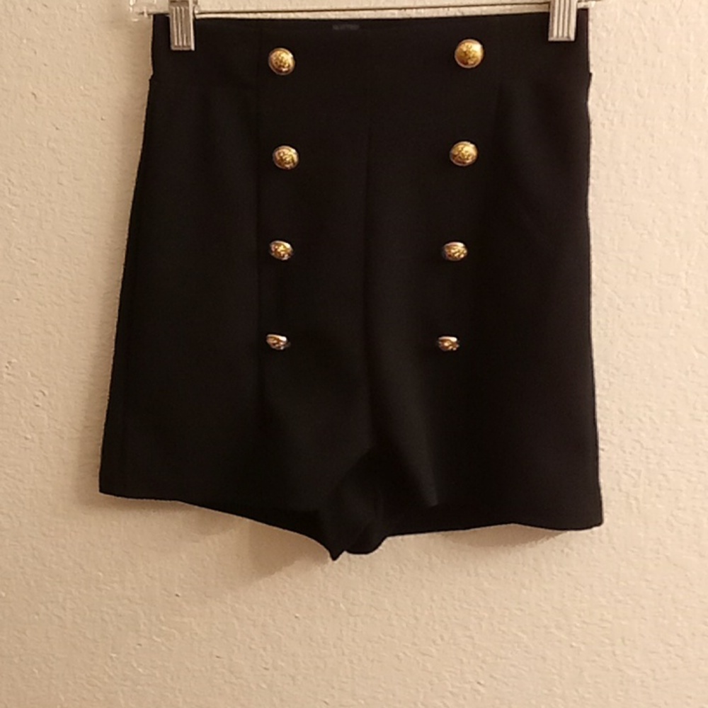 NEW EMERY ROSE Party Festival Sailor Style Size S Black Shorts Color B8 X